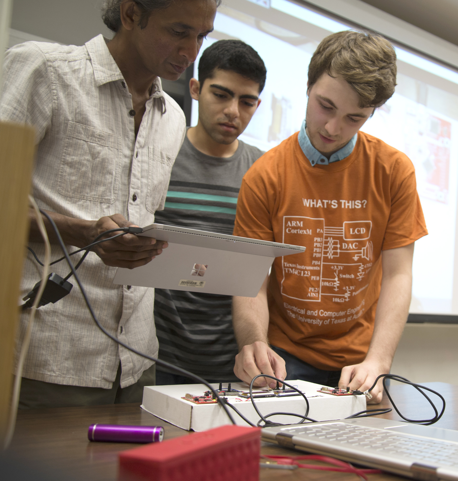 Ramesh Yerraballi and students